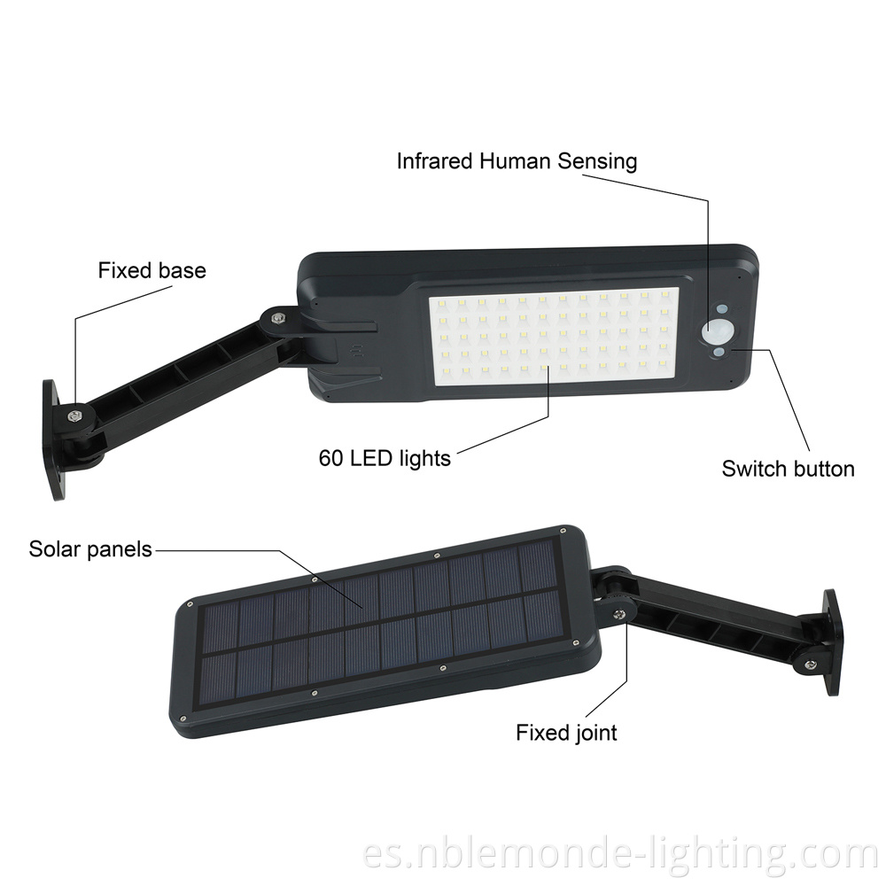 Sensor-controlled solar street light